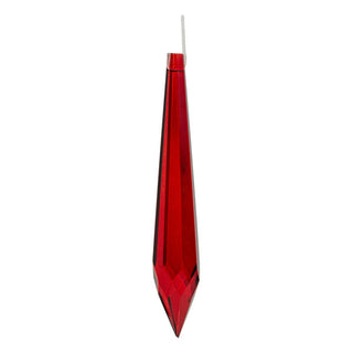 RED OBELISK CRYSTAL DROP - 15CM