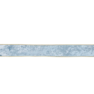 6.3 CM LIGHT BLUE VELVET RIBBON