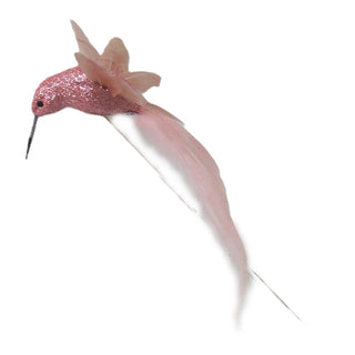 PINK HUMMINGBIRD ON STICK