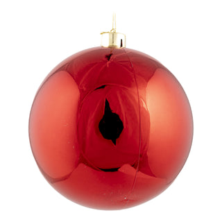 15CM SHINY RED BALL