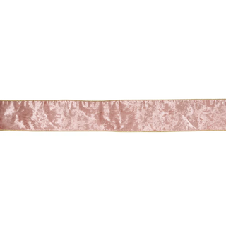 6.3 CM DUSTY PINK VELVET RIBBON