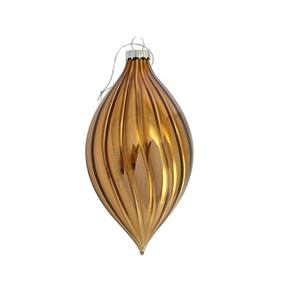 BRONZE LONG DROP - GLASS