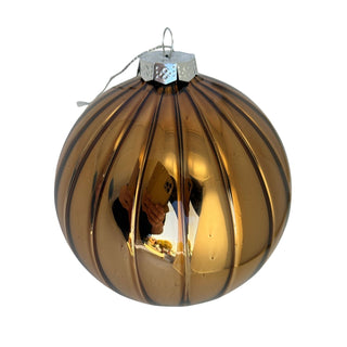 BRONZE BAUBLE - GLASS