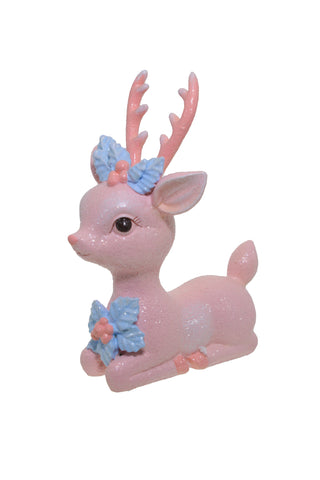 PINK SITTING DEER