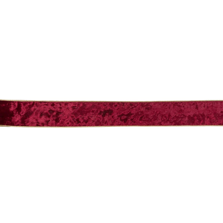 6.3 CM BURGUNDY VELVET RIBBON
