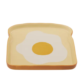 EGG ON TOAST CERAMIC PLATE