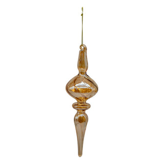 AMBER FINIAL - GLASS