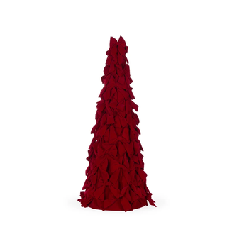120 CM RED BOW TREE
