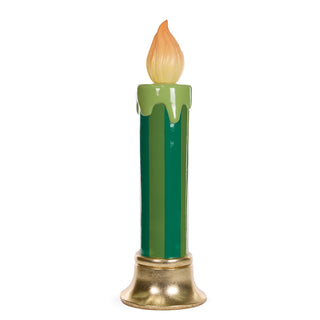 LED GREEN STRIPE CANDLE - 74CM