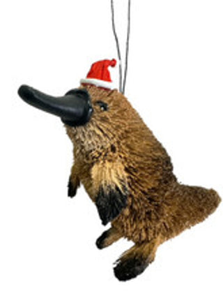 AUSSIE CHRISTMAS HANGING ORNAMENT - PLATYPUS 7-9CM