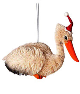 AUSSIE CHRISTMAS HANGING ORNAMENT - PELICAN 9-10CM