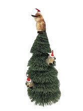 AUSSIE CHRISTMAS DECORATION - LARGE TREE - 3 x KOALA 1 x KOOKABURRA