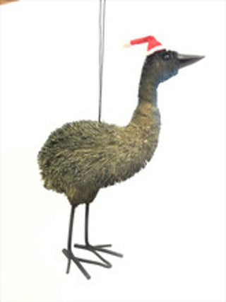 AUSSIE CHRISTMAS HANGING ORNAMENT - EMU 13CM