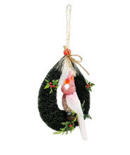 AUSSIE CHRISTMAS DOOR HANGER WREATH - MAJOR MITCHELL 15CM