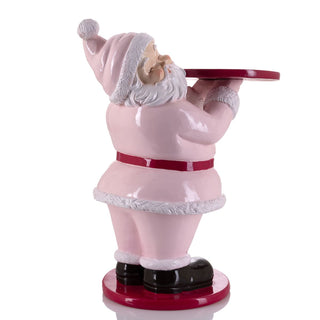 PINK SANTA WITH BUTLER TRAY