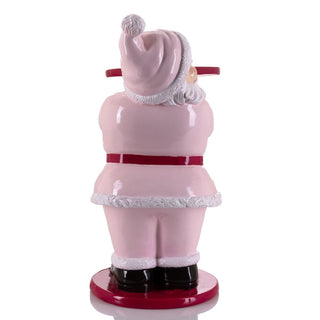 PINK SANTA WITH BUTLER TRAY