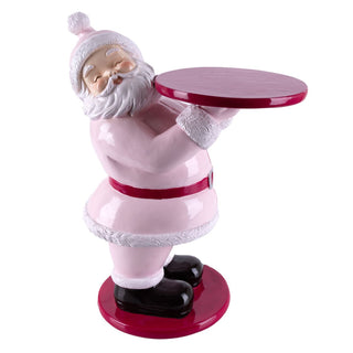 PINK SANTA WITH BUTLER TRAY