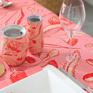 TABLECLOTH - LINEN - TRAILING NATIVES - MEDIUM 138CM X 240CM