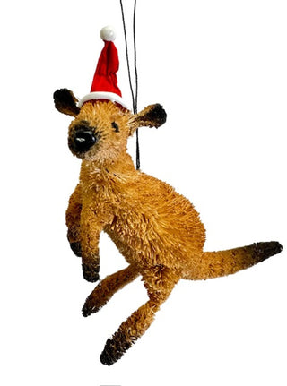 AUSSIE CHRISTMAS HANGING ORNAMENT - KANGAROO 7-9CM