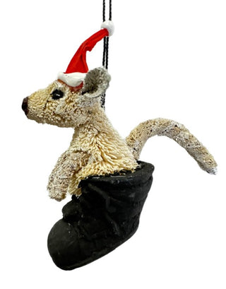 AUSSIE CHRISTMAS HANGING ORNAMENT - JOEY IN BOOT 6-7CM
