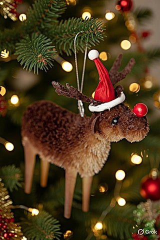 CHRISTMAS ORNAMENT - RUDOLPH 7-9CM